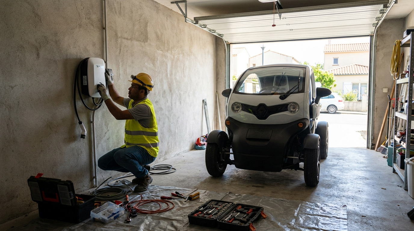 Instalacao de carregador de carro eletrico profissional em Piracicaba‑SP