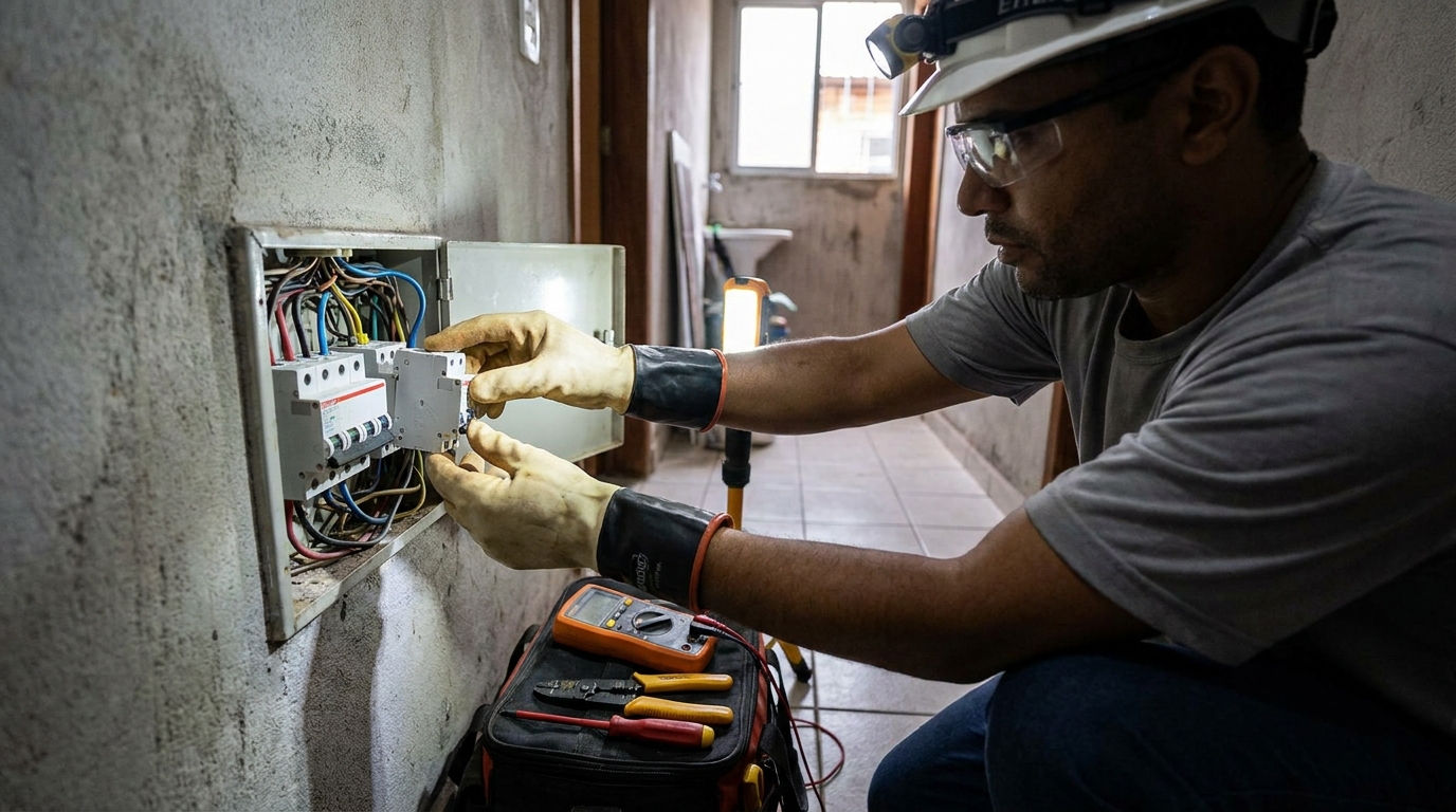 Instalacao de disjuntor profissional em Piracicaba‑SP