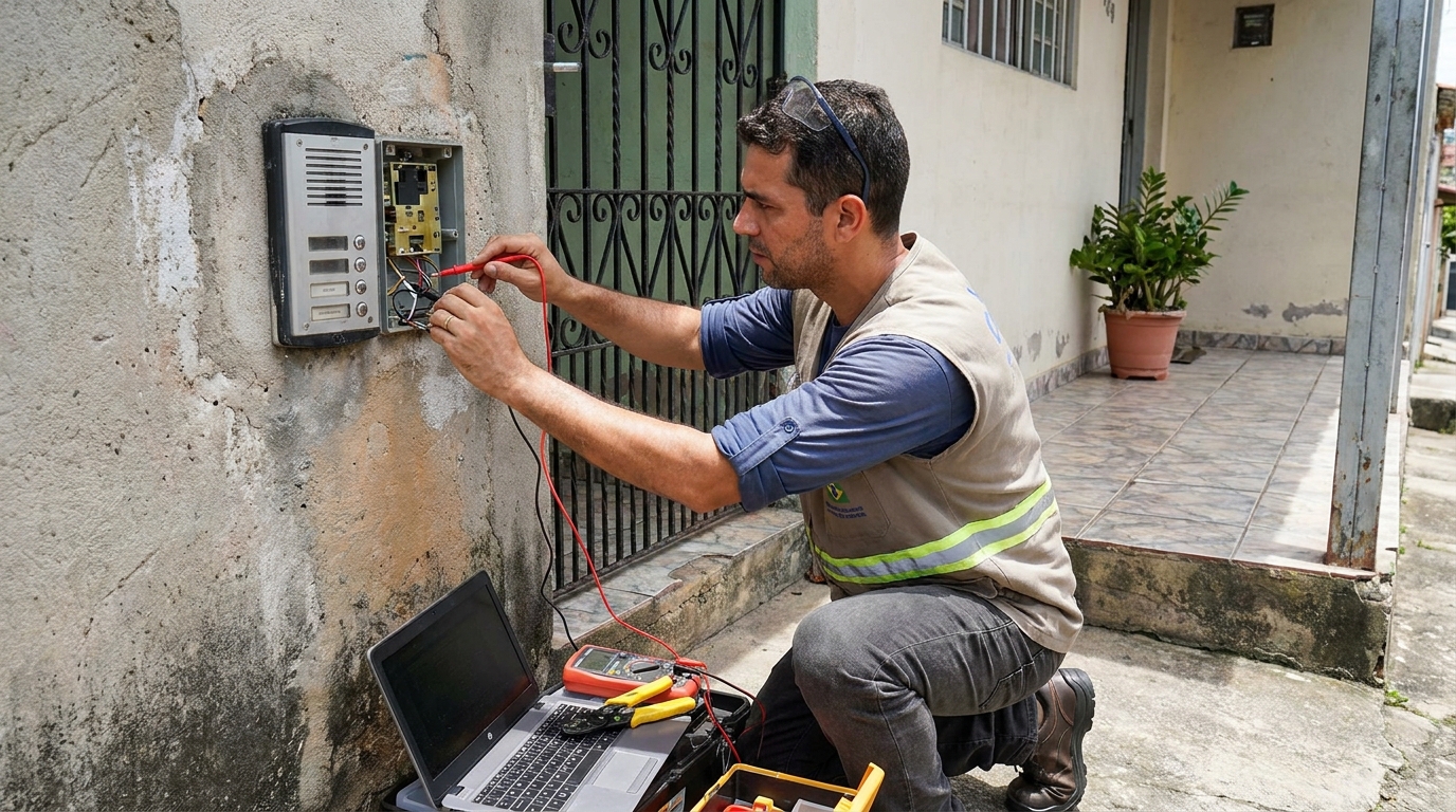 Reparo de interfone em Piracicaba‑SP